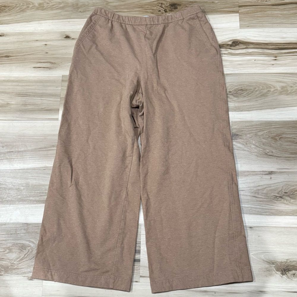 Lafayette 148 Tan Wide Leg Sweatpants Women’s XL